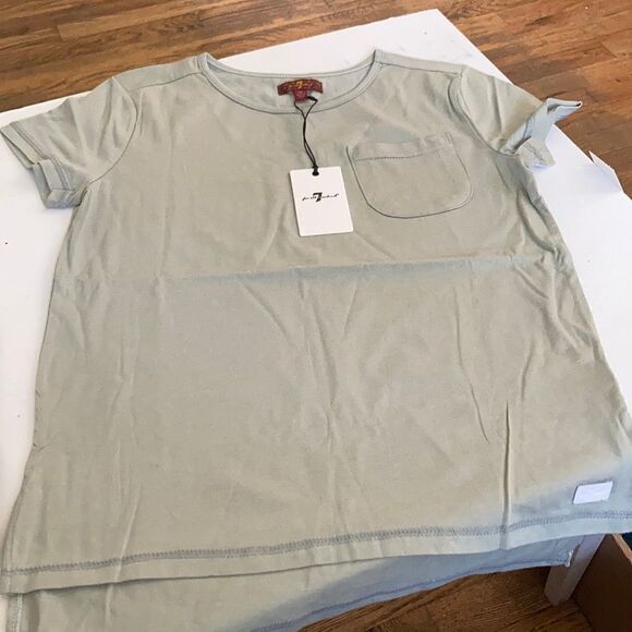 7 for all mankind Pocket T-shirt - Picture 1 of 8